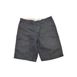 Cremieux Gray Chino Style Shorts Button Zip Belt Loops Mens Size 38